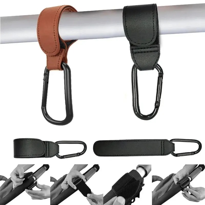 Travel Accessories Baby - 2Pcs Leather Cart Hooks Baby Stroller
