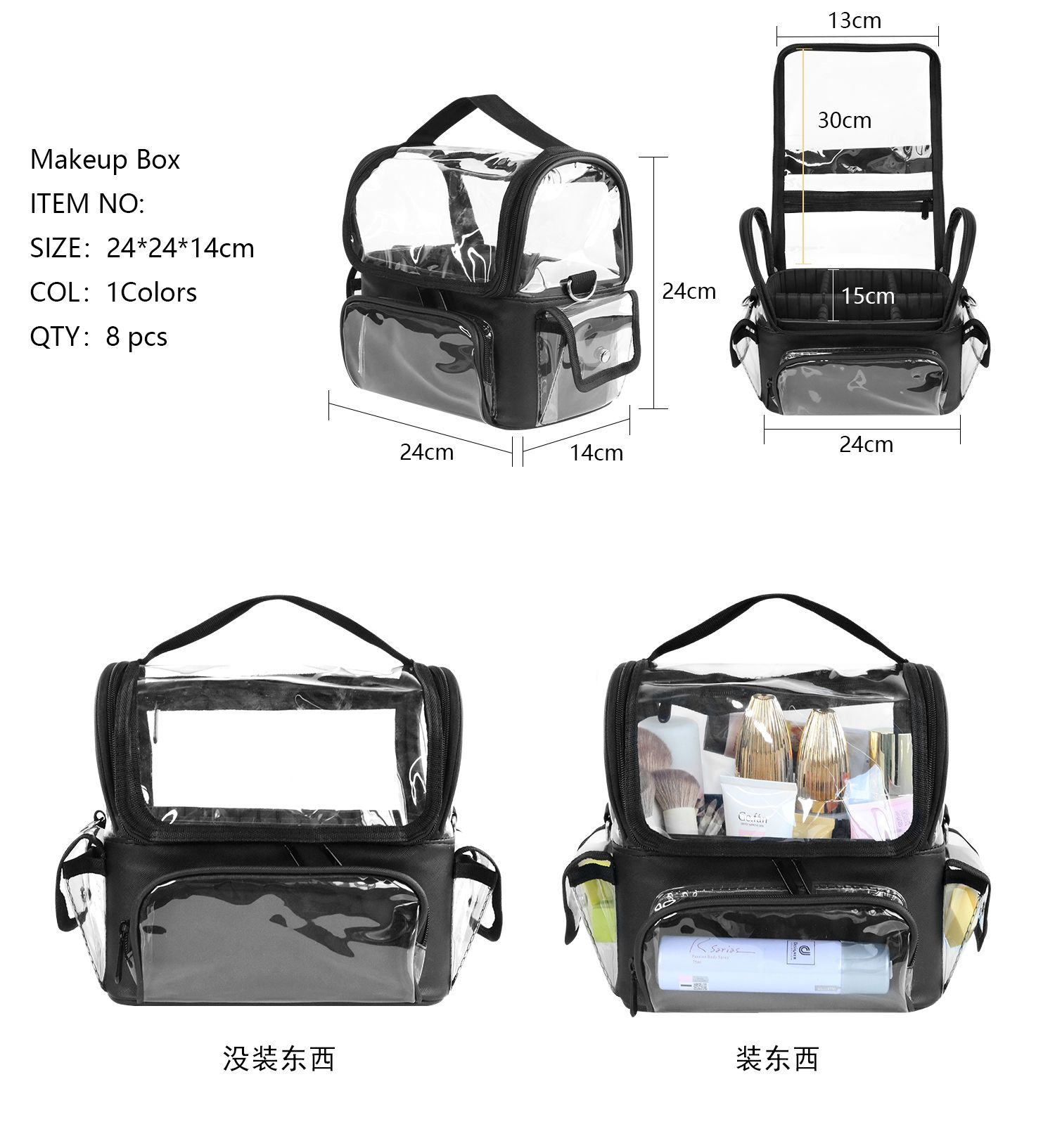 Makeup Brush Holder Backpack M - Travel Accessories Organizer Bag review and price